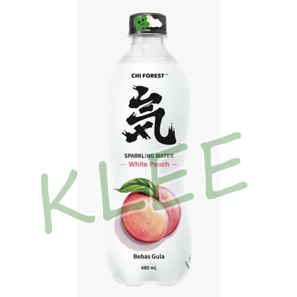 

CHI Forest Sparkling Water Bebas White Peach 480ml - Minuman Soda Rasa Persik