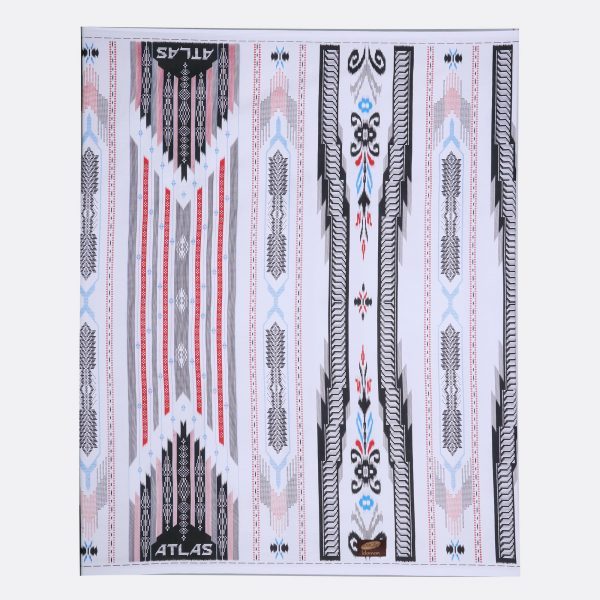 Sarung ATLAS Idaman 555 Harmoni Motif BHS SIF 02 Putih