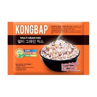 

SERBA SERBI KONGBAB KONGBAP ORIGINAL MULTI GRAIN MURAH KONGBAP NATURAL HIGH FIBER MIX HALAL SEHAT TINGGI GIZI isi 6x25gr beras diet korea