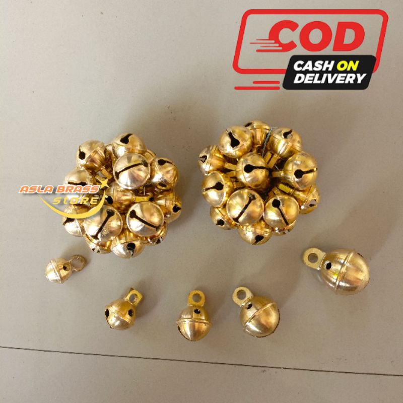 KRINCING JARANAN SATU KODI KRINCINGAN KUNINGAN KLINTING KERINCINGAN KUCING 20 PCS