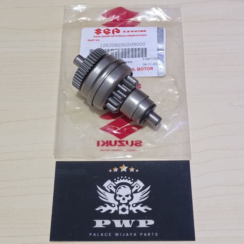 Gigi Pinion Stater Starter Gear Assy Granat Suzuki Nex Spin Skyware Skydrive Hayate Nex Karbu Nex Fi