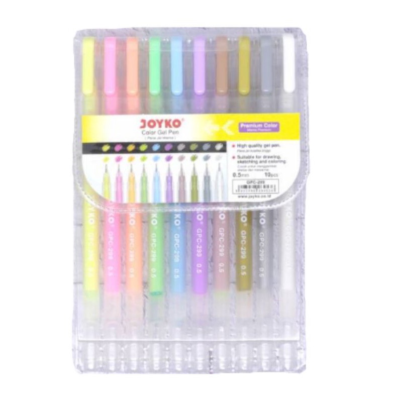 

SUPER Pulpen gel warna joyko GPC 299 Premium Color 5mm