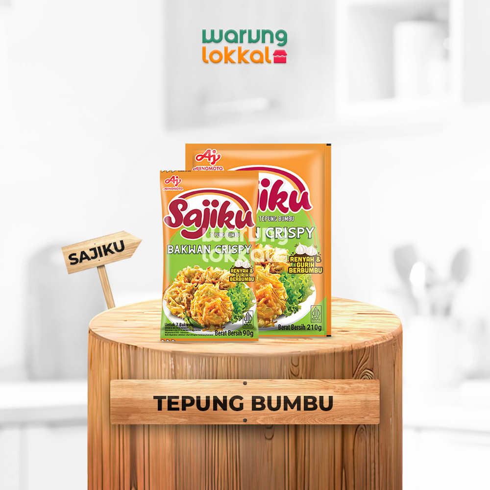 

Sajiku Tepung Bumbu Bakwan Crispy - Warung Lokkal