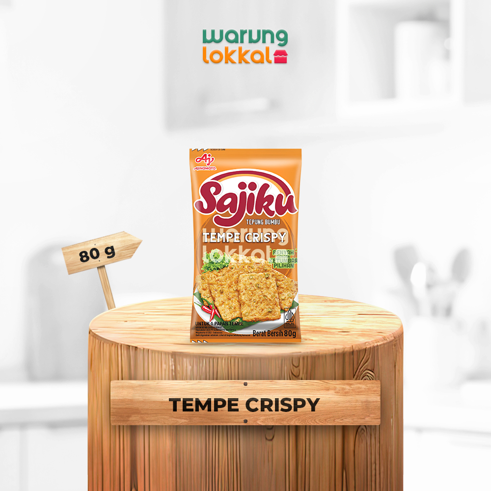 

Sajiku Tepung Bumbu Tempe Crispy 80g - Warung Lokkal