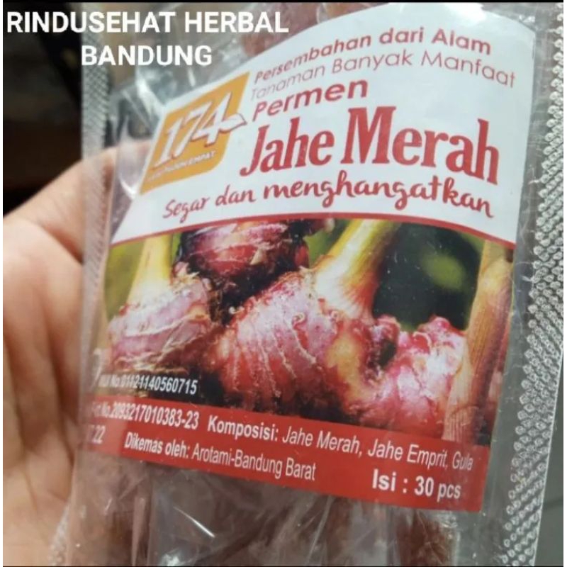 

PERMEN JAHE MERAH SEGAR DAN MENGHANGATKAN 174 SATU TUJUH EMPAT GINGER CANDY Permen jehe