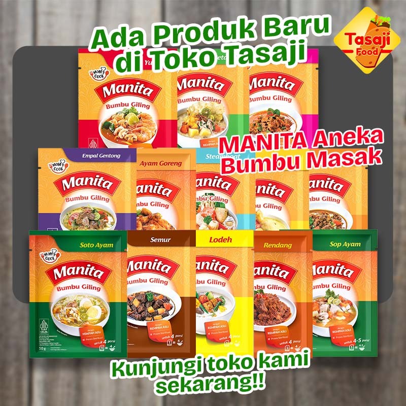 

MANITA Aneka Bumbu Masak 50gr Bumbu Giling