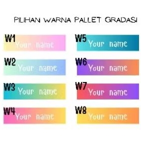 

stiker nama polos, label nama polos, label gradasi