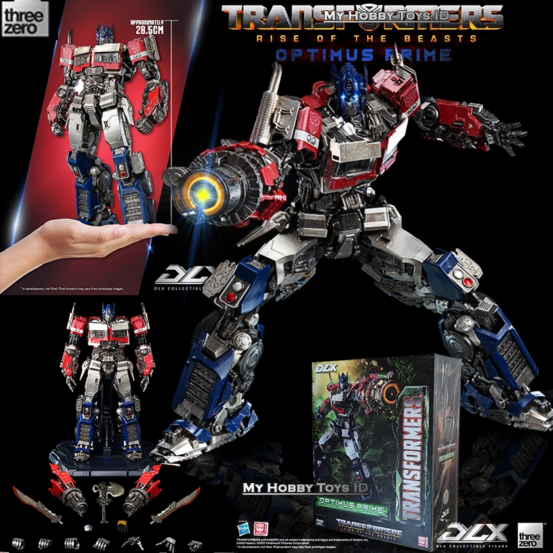 Original Threezero Transs formers Action Figure Robot Optimus Prime Besar Premium Quality By Hasbro