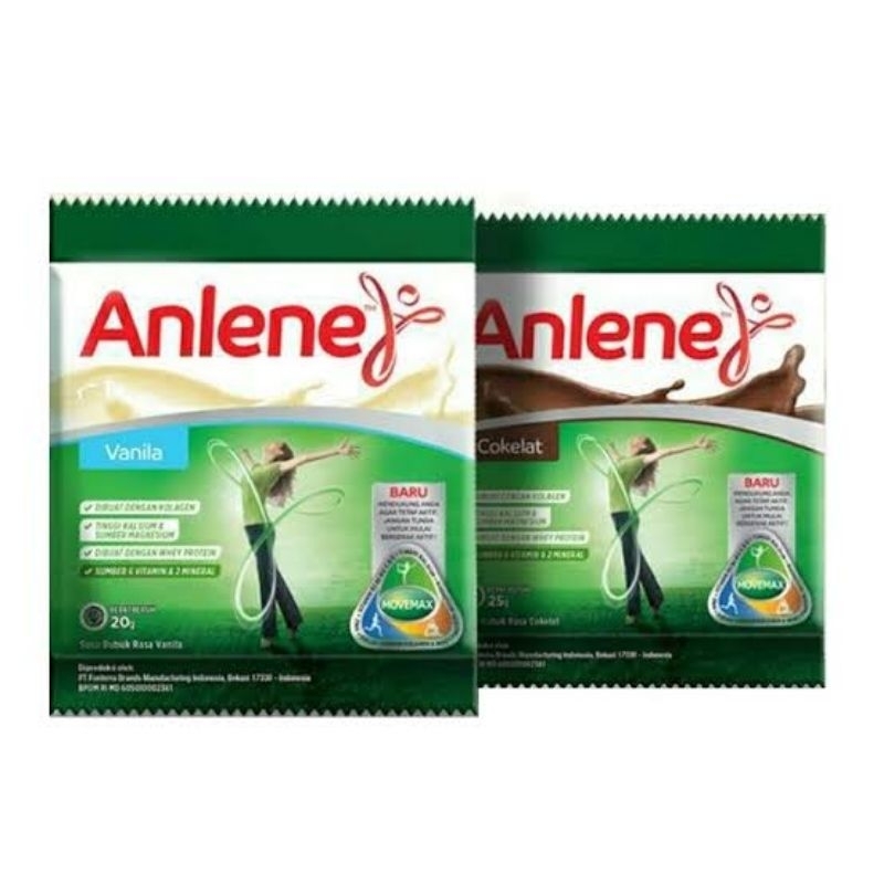 

anlene susu bubuk renceng / renteng / sachet 20gr isi 10