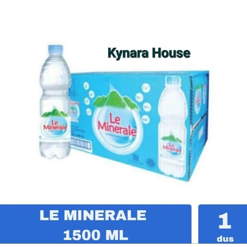 

Le Minerale Air Mineral Botol 12x1500ml (Karton)