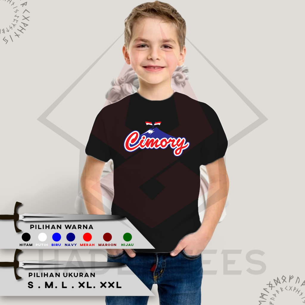 Kaos Distro ANAK Cimory Logo Baju Perusahaan
