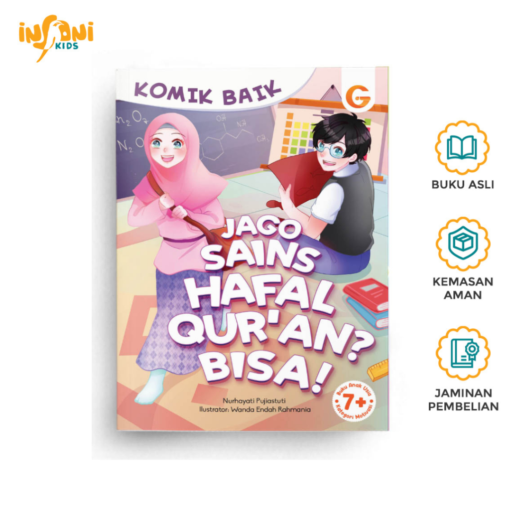 Insani Kids - Komik Anak - Komik Baik, Jago Sains Hafal Qur`An, Bisa