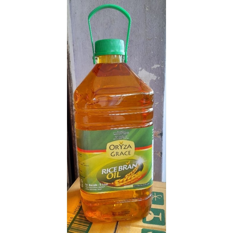 

Minyak rice bran oil/padi oryza grace 5 liter