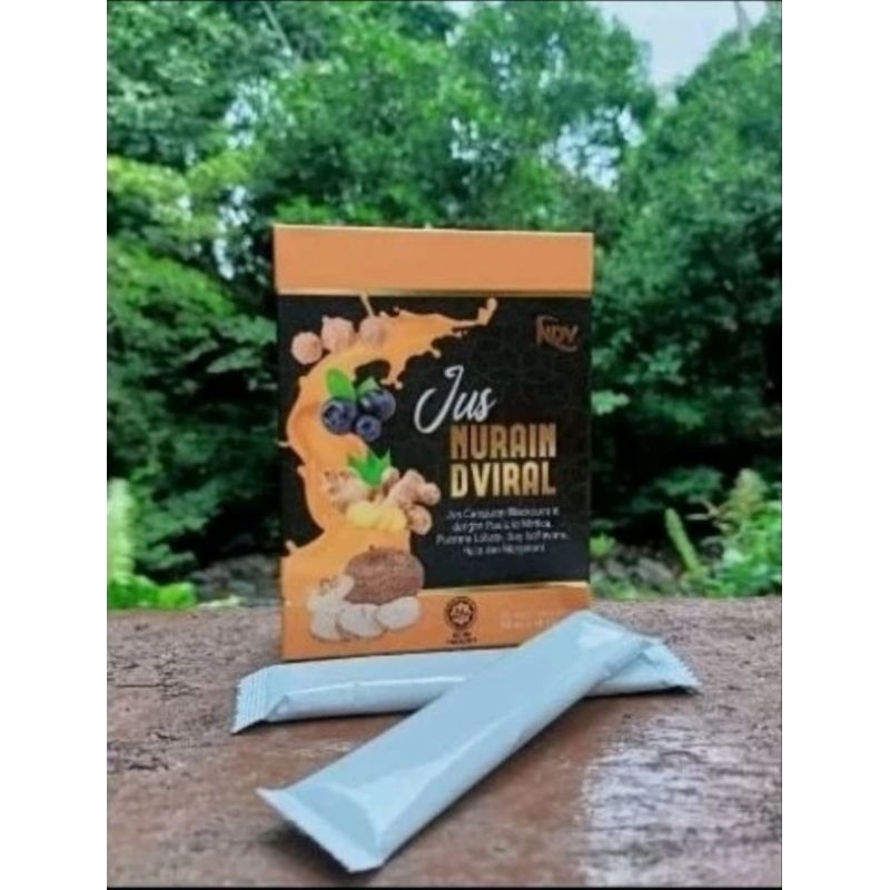 

jus nurain d'viral 1 box isi 10 sachet
