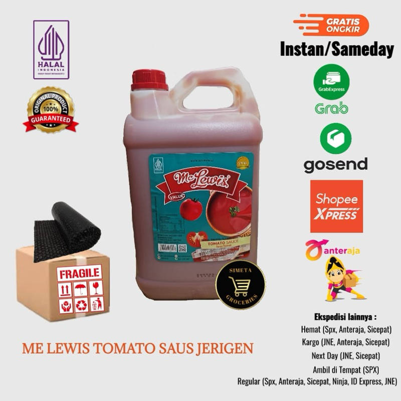 

MC LEWIS TOMATO SAUCE JERIGEN 5,7 Kg