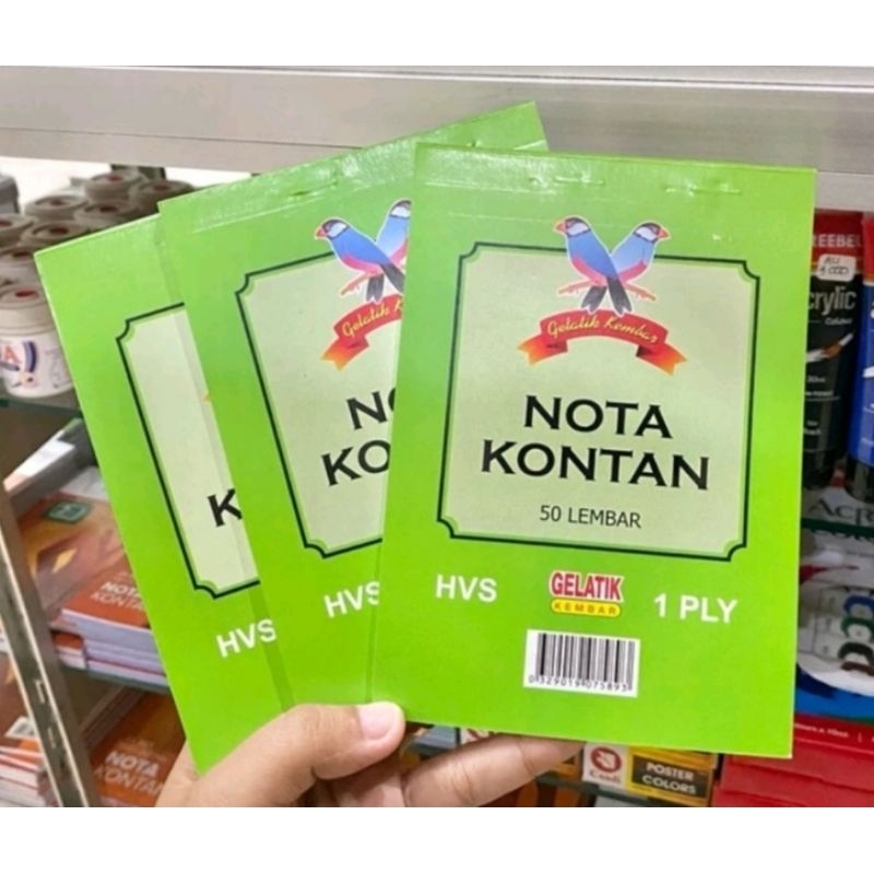 

Nota Kontan 50 lembar