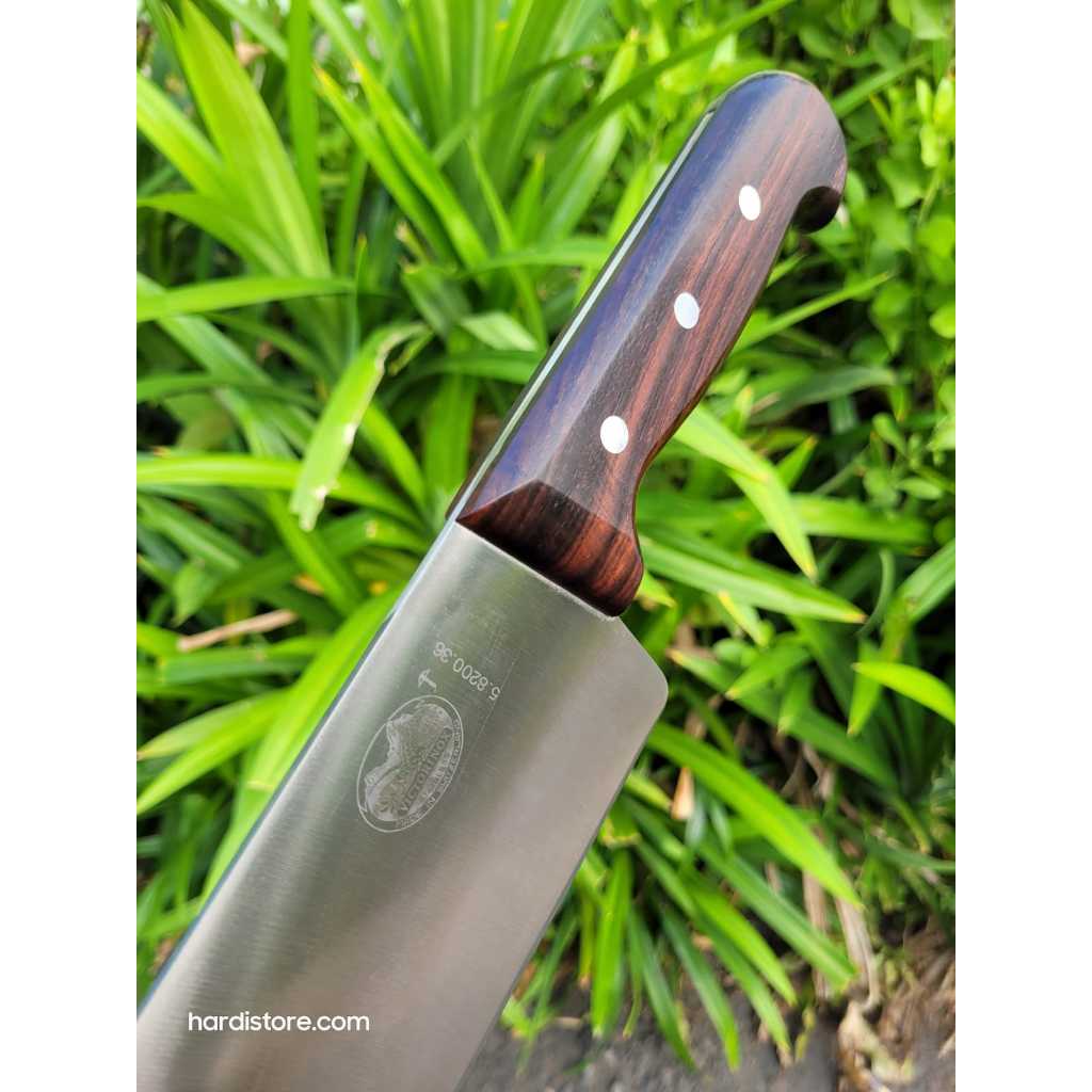 ID PISAU SEMBELIH LURUS 36 CM VICTORINOX STRAIGHT CAP PAYUNG 5.8200.36 ROSEWOOD HANDLE ORIGINAL