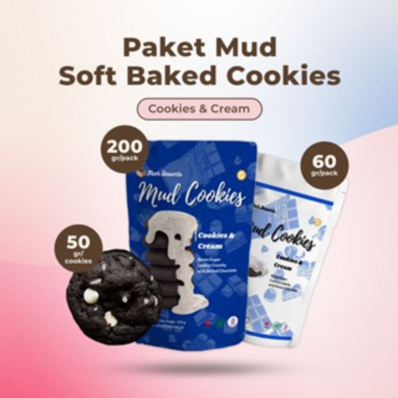 

Much Desserts [Paket Best Seller] Mud Cookies dan Soft Cookies Cookies And Cream