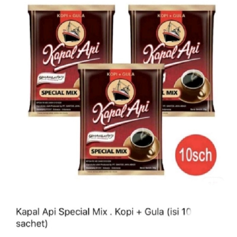

Kopi Kapal Api Special Mix isi 10 sachet