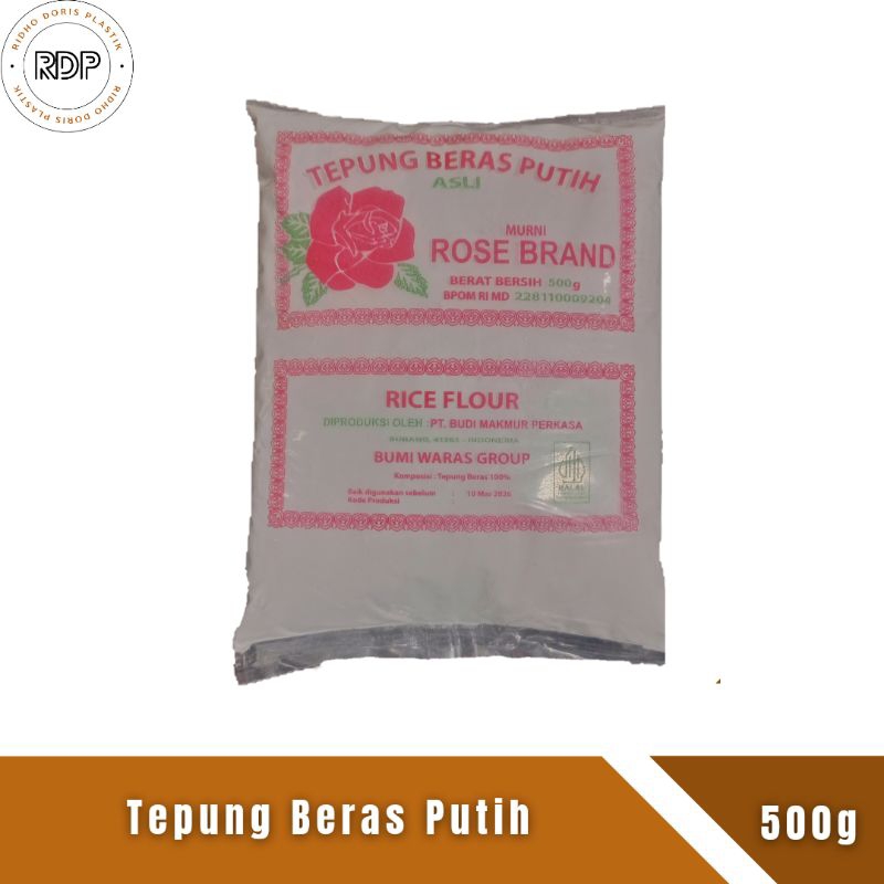 

Tepung beras putih rose brand 500g X 1