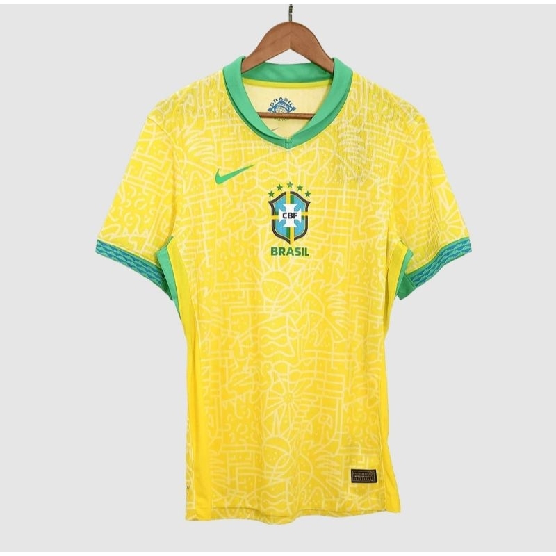 jersey bola pi brazil home player issue