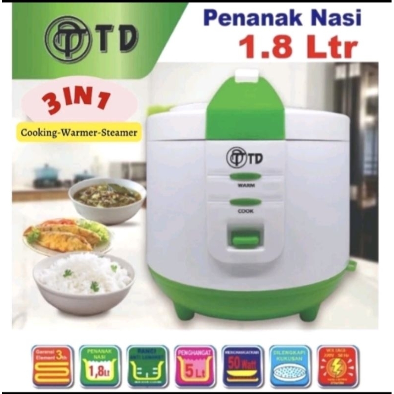 PENANAK NASI TD MC-108 PL 1.8 LITER