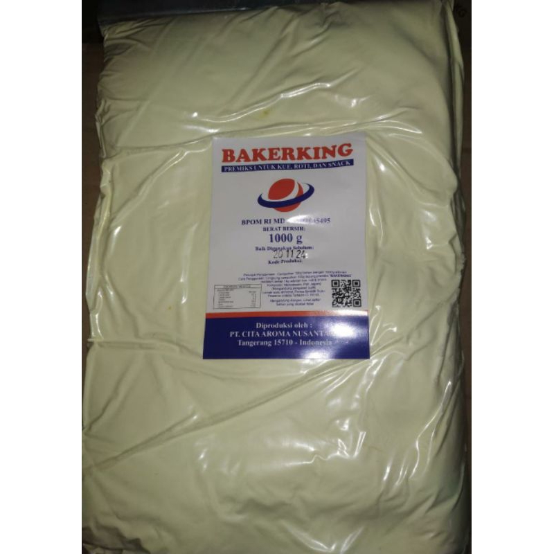 

Tepung Premiks BAKERKING (1dus / 25pack x @1kg)