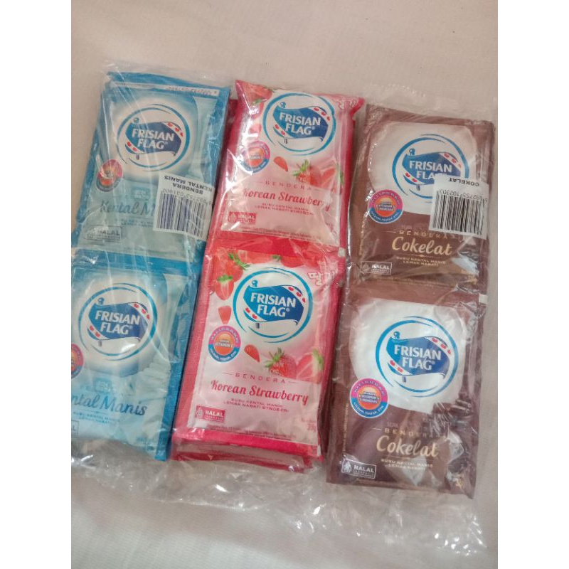 

Susu Frisian Flag 38gr per pack isi 6 pcs