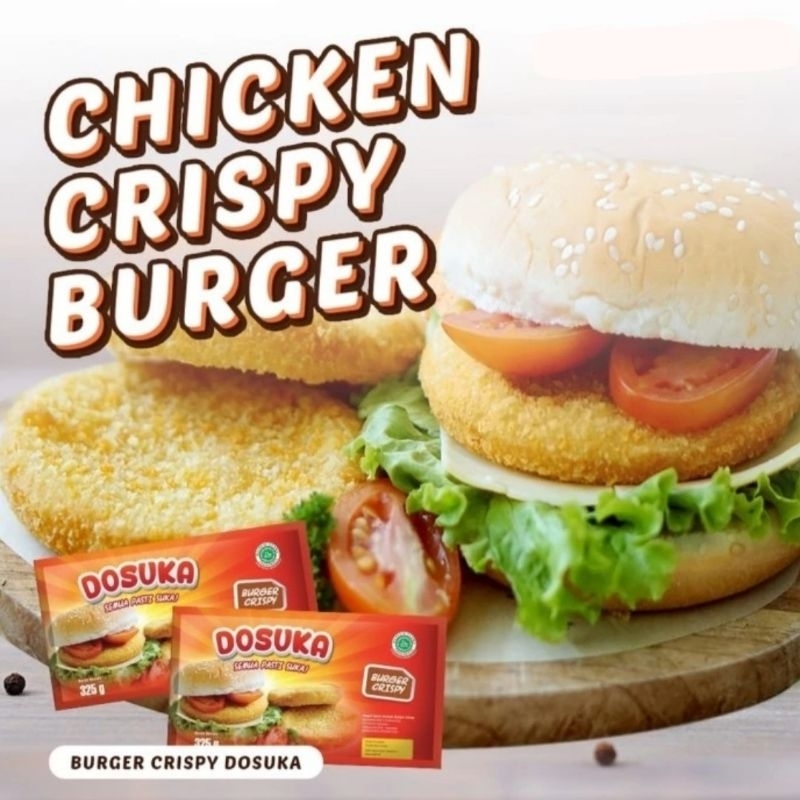 

DOSUKA Chicken Crispy Burger 325gr Nugget Ayam Bulat Renyah Enak 325gr