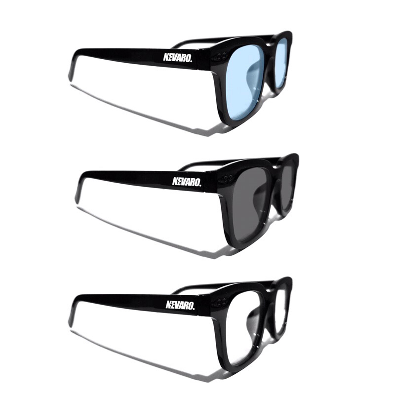 NEVARO KACAMATA VINCENT CLASSIC GLASSES CLEAR (FREE POUCH) NEW ARRIVAL Kacamata