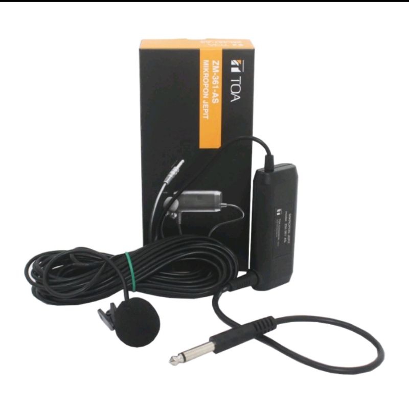 TOA ZM 361 AS MICROPON JEPIT / MIC JEPIT TOA / MICROPHONE JEPIT TOA ZM-361-As