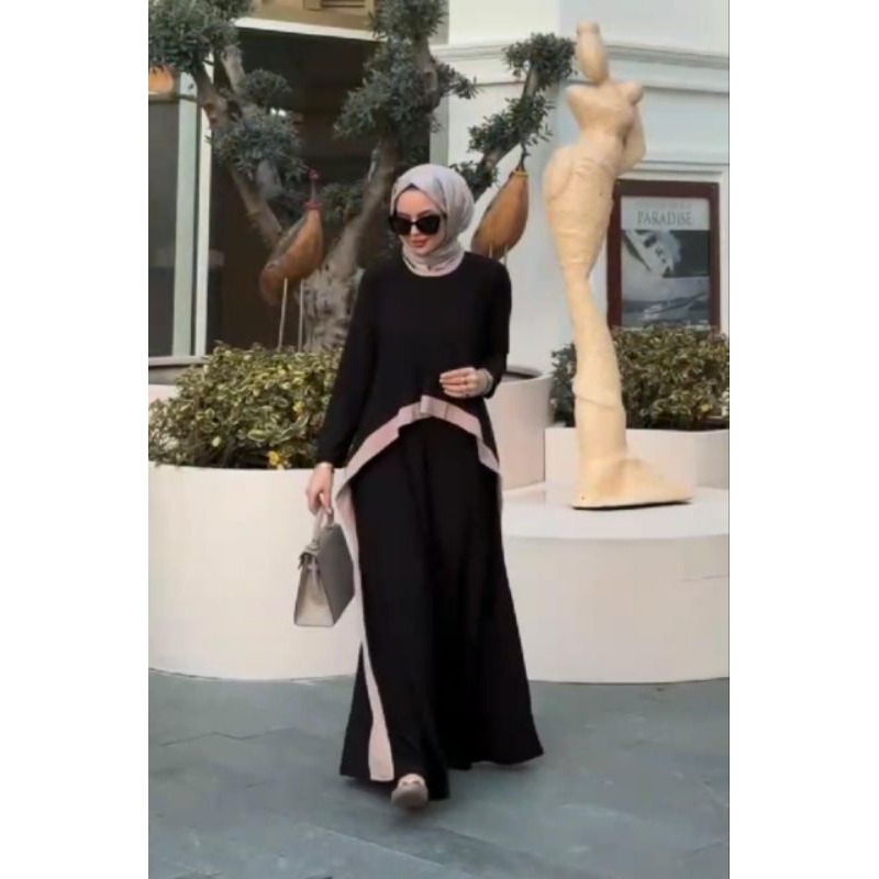 Dita Dress (Dress Only) Bahan Ceruty Premium
