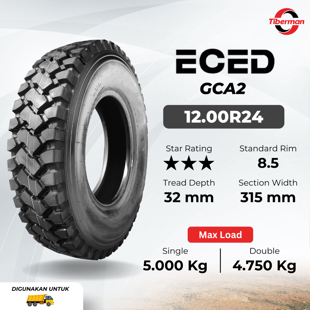 BAN DUMP TRUK 12.00R24 MERK ECED ECON