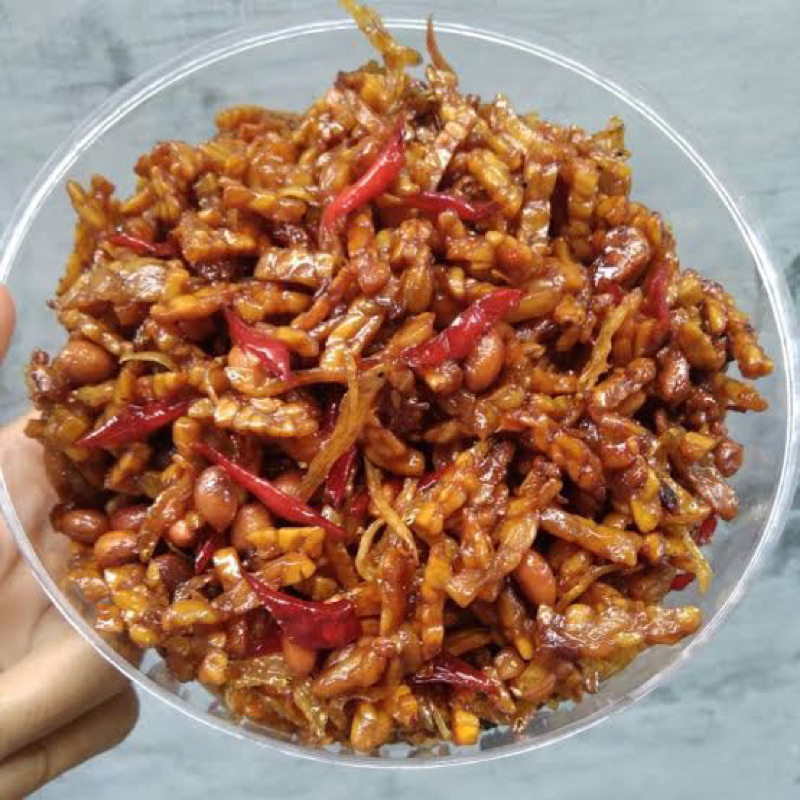 

Sambal Kering Orek Tempe Teri kacang