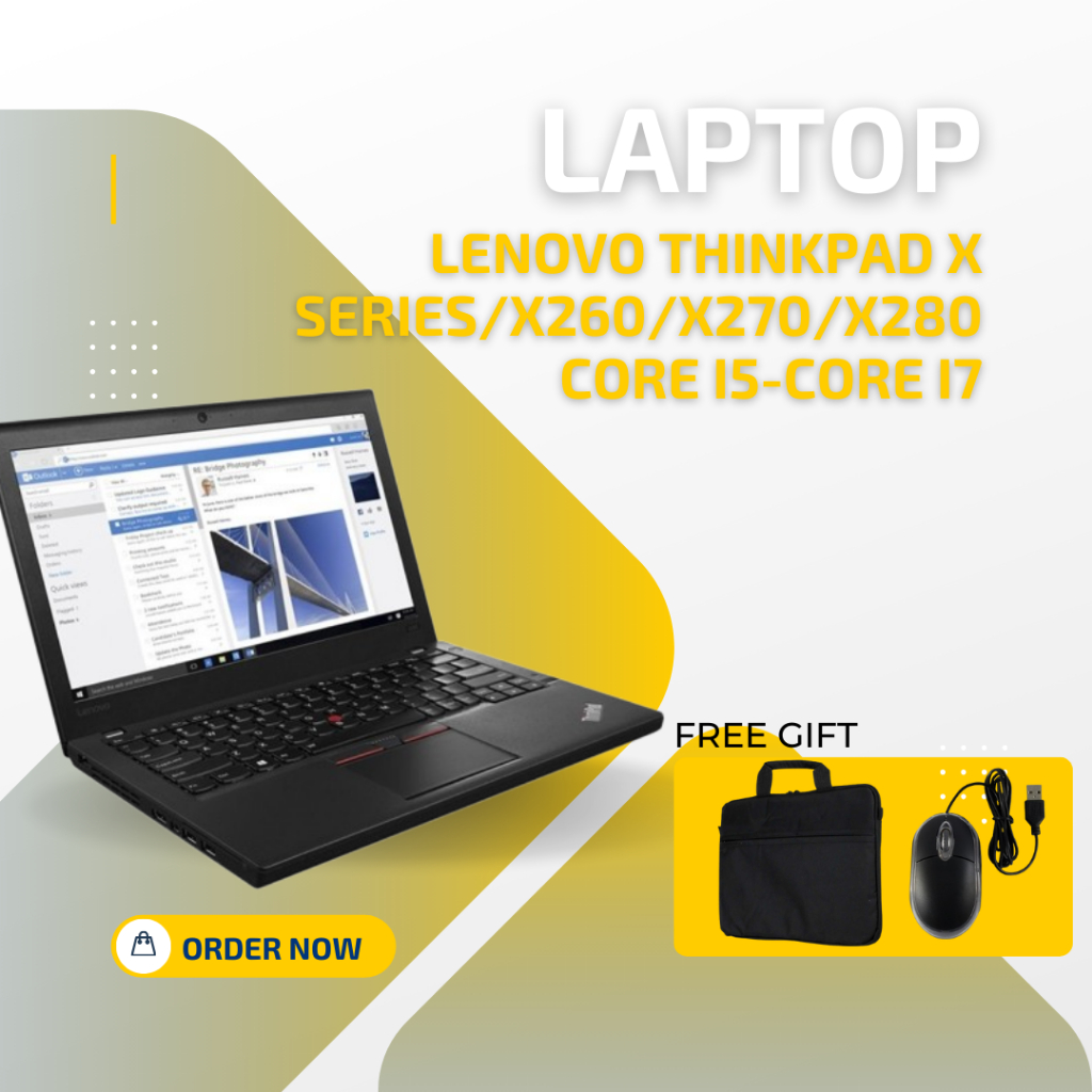 Lenovo Thinkpad X series/X260/X270/X280Core i5-Core i7 MURAH FREE GIFT - x230 i5, 8/256GB SSD