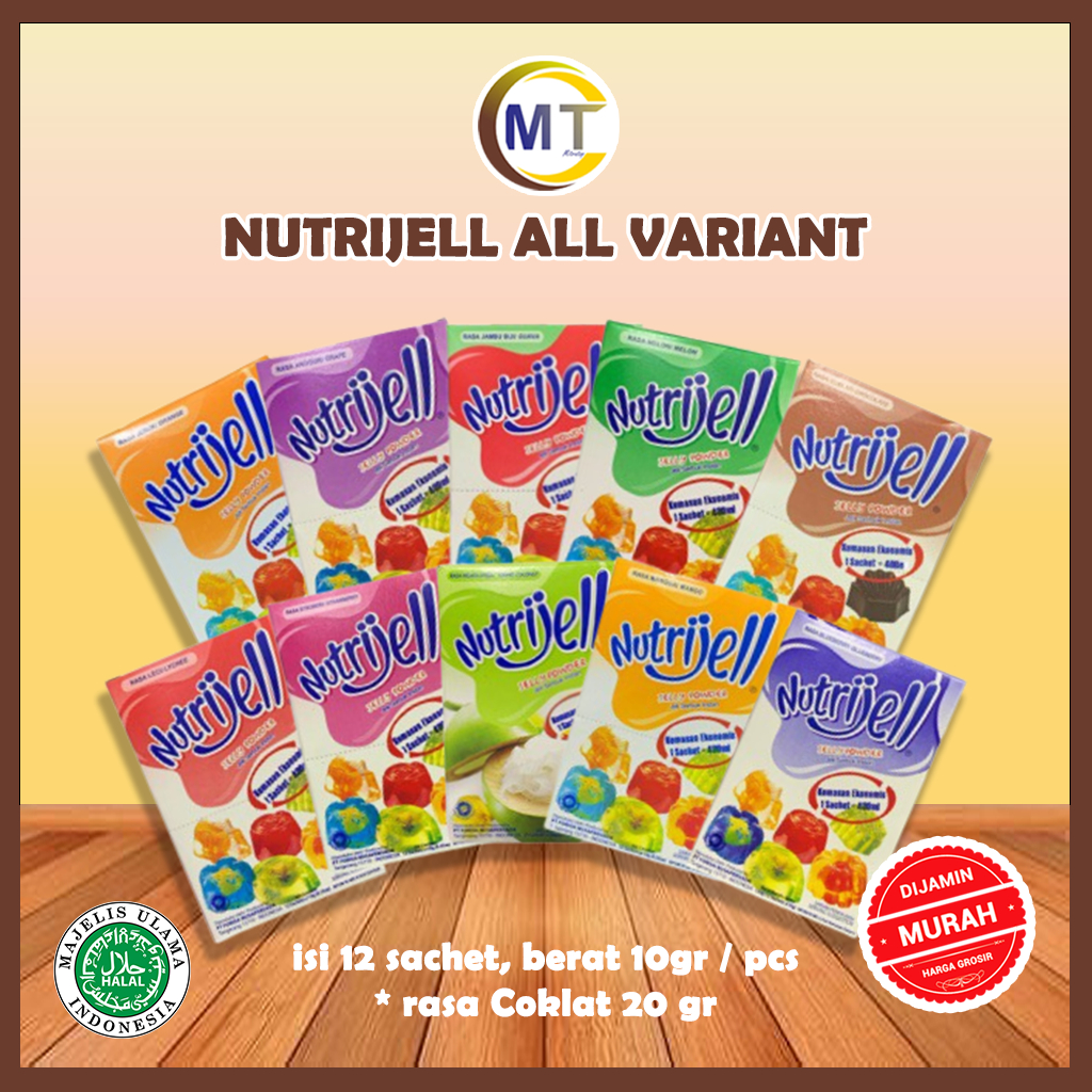 

Nutrijell 12 pcs 10 gram Jeli Puding Instan Halal Nutrijel Rasa Buah dan Coklat Jelly Powder Instan Nutrijel Jelly Agar Agar Rasa Buah & Coklat Konyaku Tanpa Rasa Ekonomis Berbagai Rasa Melon Strawberry Cincau Kelapa Muda Bluberry Anggur Mangga