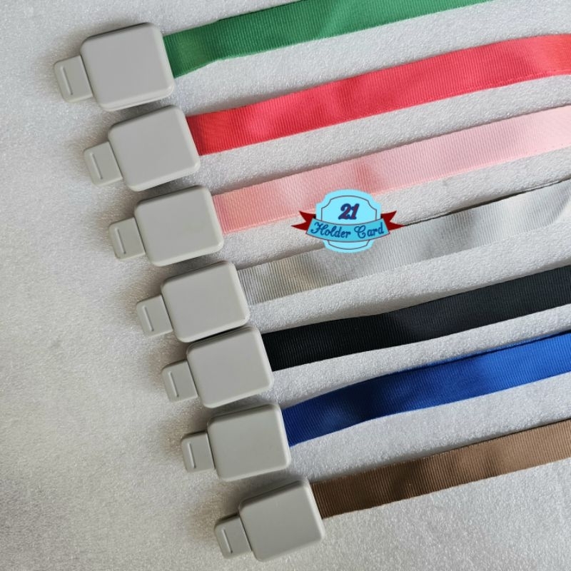 

Tali Lanyard Id Card Motif Tarik Solid Gantungan Tali Id Card