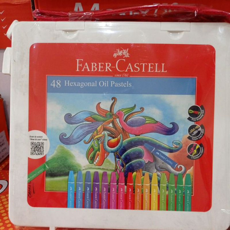 

oil pastel faber castel 48wrn hexagonal/24 wrn hexagonal