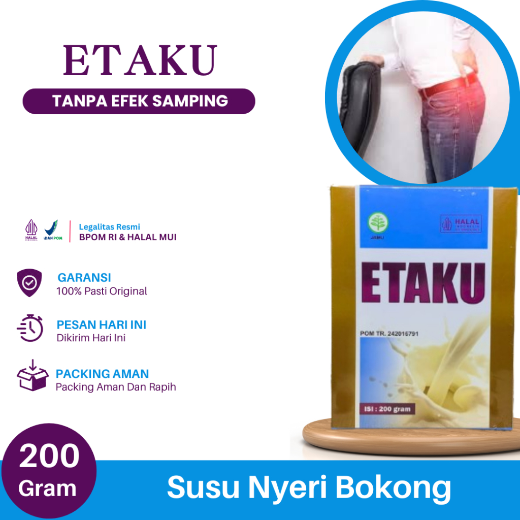 Susu Untuk Nyeri Bokong, Nyeri Bokong Sebelah kiri / Kanan, Nyeri Sendi Bokong, Nyeri Pinggang bokon