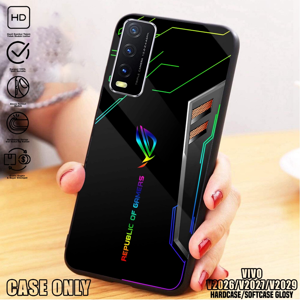 Case VIVO VIVO V2026 / V2027 / V2029 - Casing VIVO V2026 / V2027 / V2029 [ ROG ] Silikon VIVO V2026 