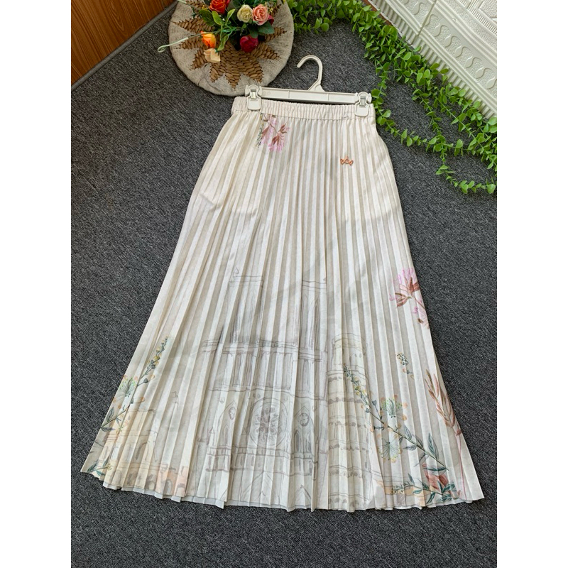 Rok Plisket Motif Import