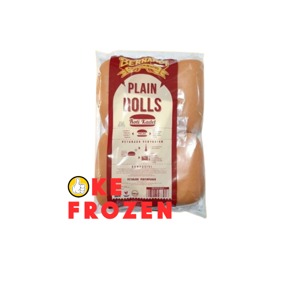 

BERNARDI ROTI HOT DOG PLAIN ROLL ISI 6 PCS 300GR / ROTI KADET