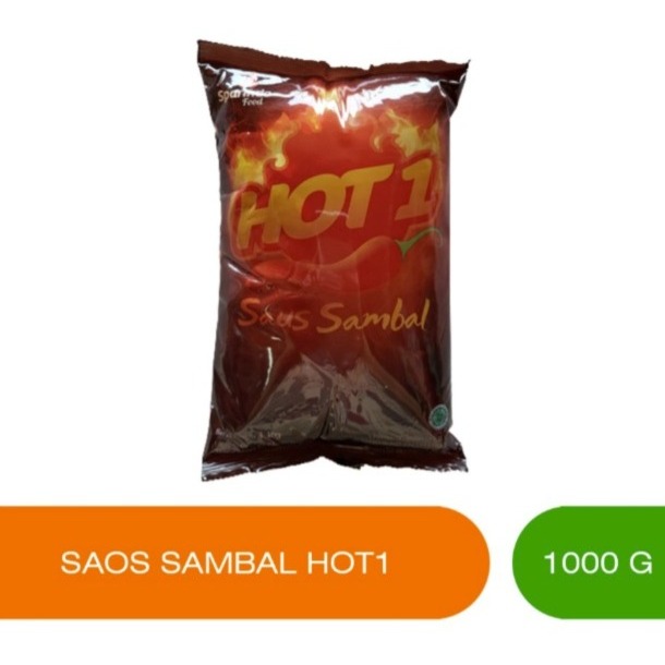

Hot 1 Saus Sambal Dus isi 10x1kg - Gosend Grab Only