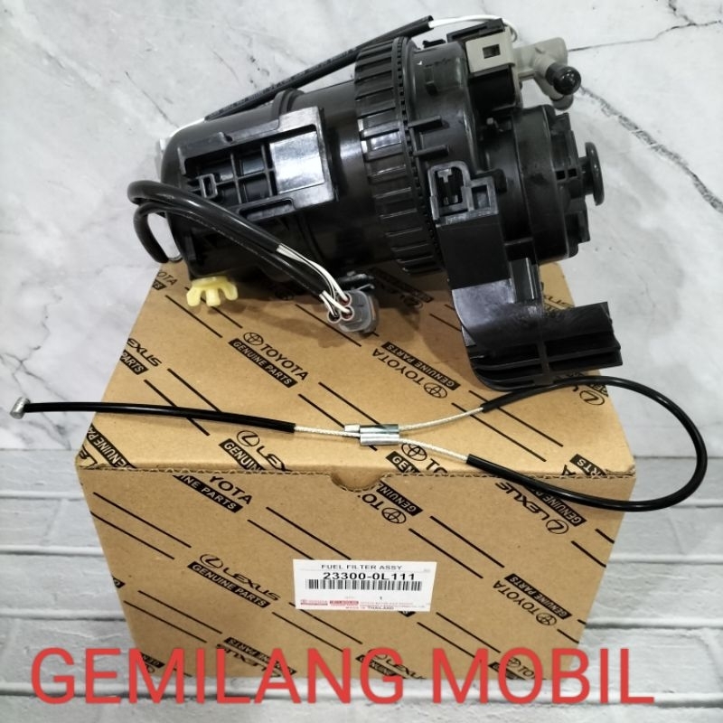 FUEL FILTER ASSY FILTER FULL ASSY TOYOTA HILUX REVO FORTUNER VRZ 23300-0L111 ORIGINAL