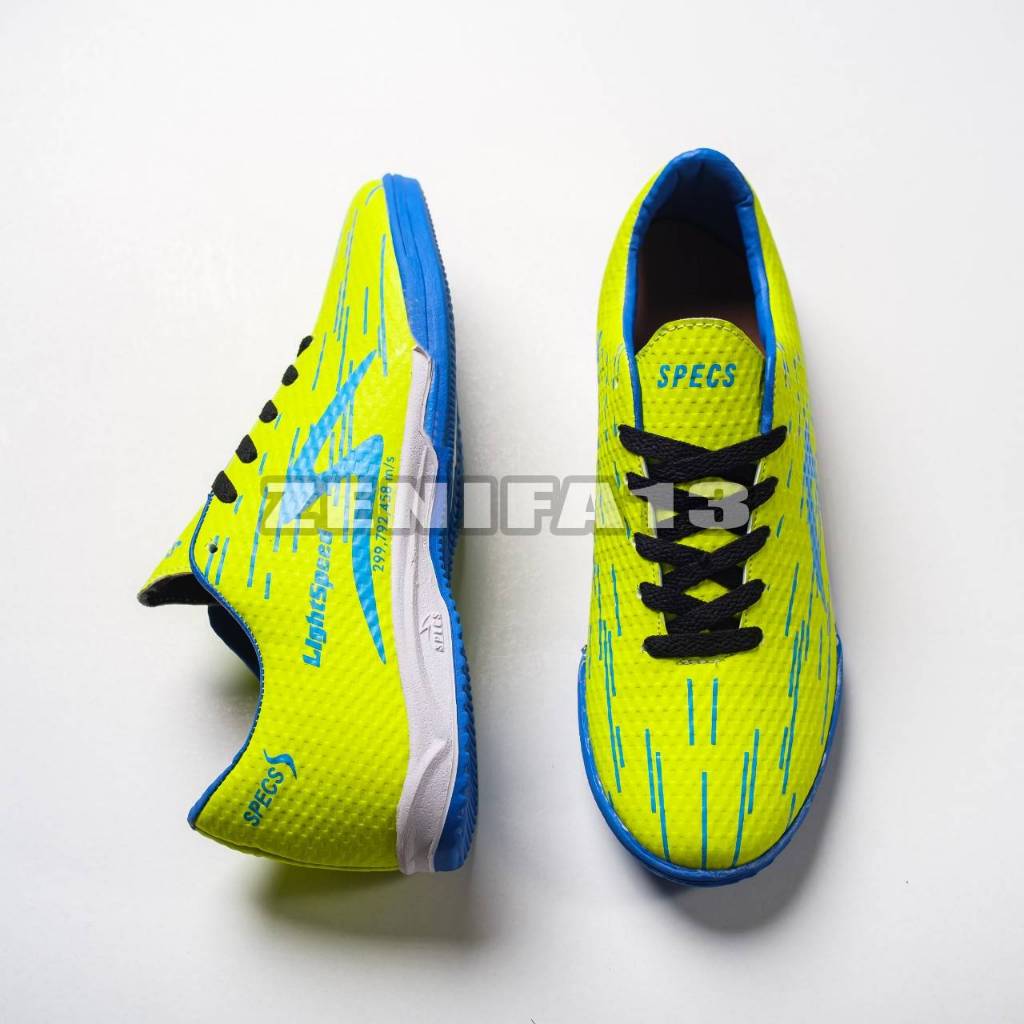 Sepatu Futsal Specs Lightspeed Reborn In Hijau Stabilo Size 38 - 44