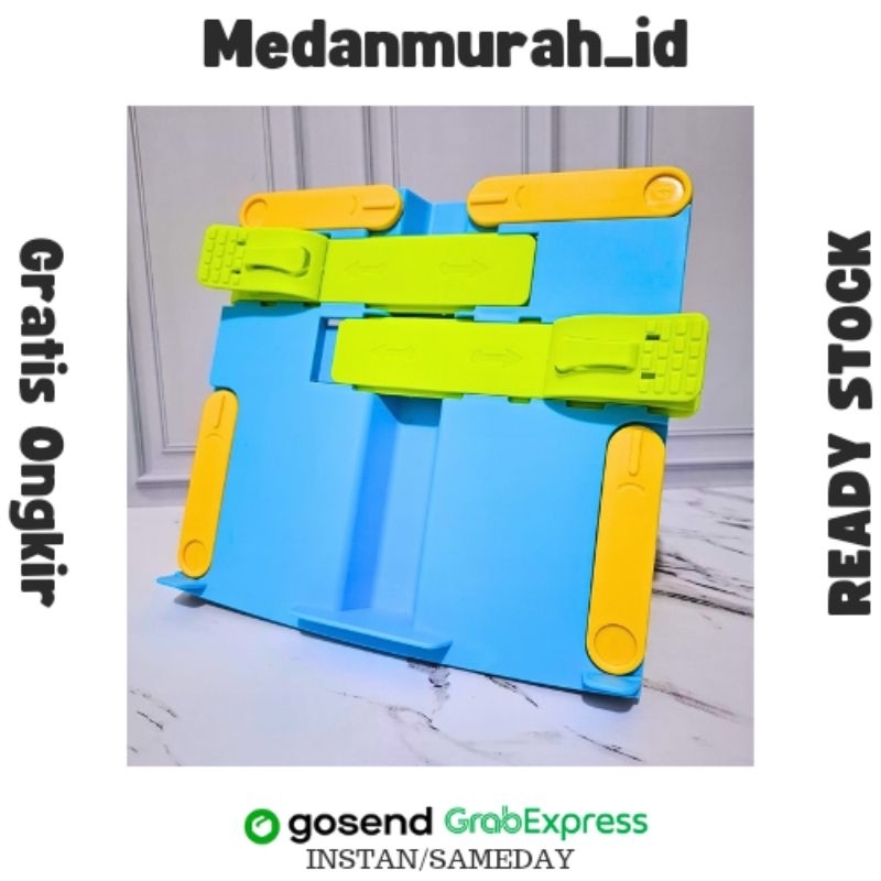 

Sandaran Buku 4 in 1 Book Stand Holder Dudukan Anak Belajar Tablet Hp MEDAN