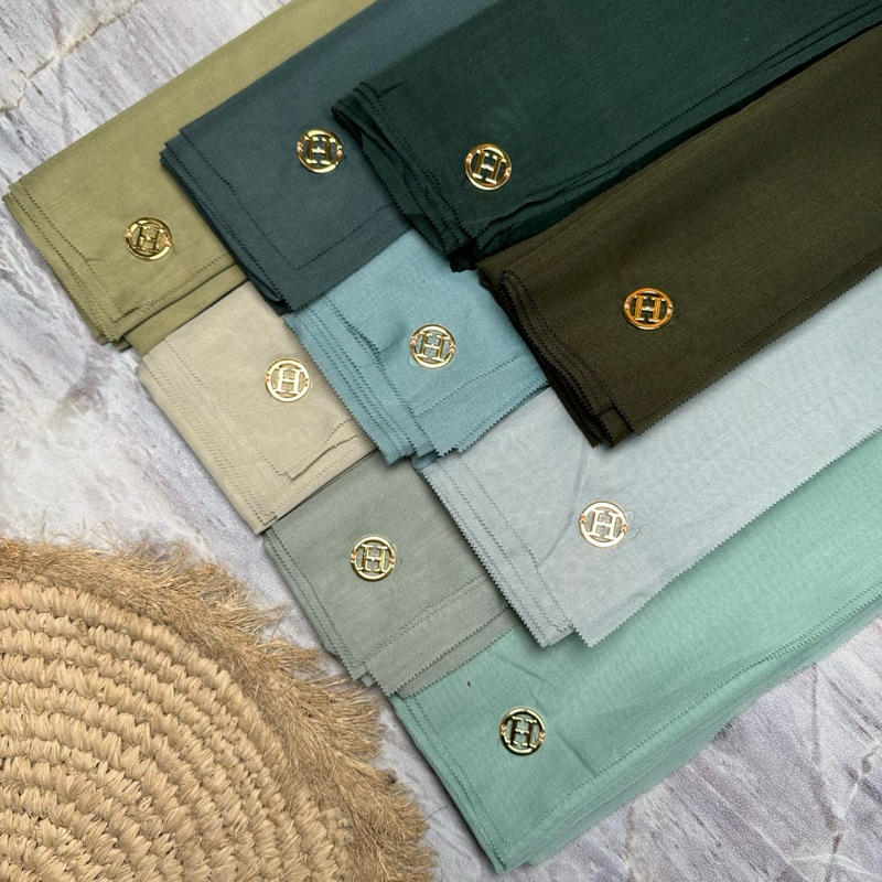 Hijab Paris Olive Premium Segiempat Hijabnah