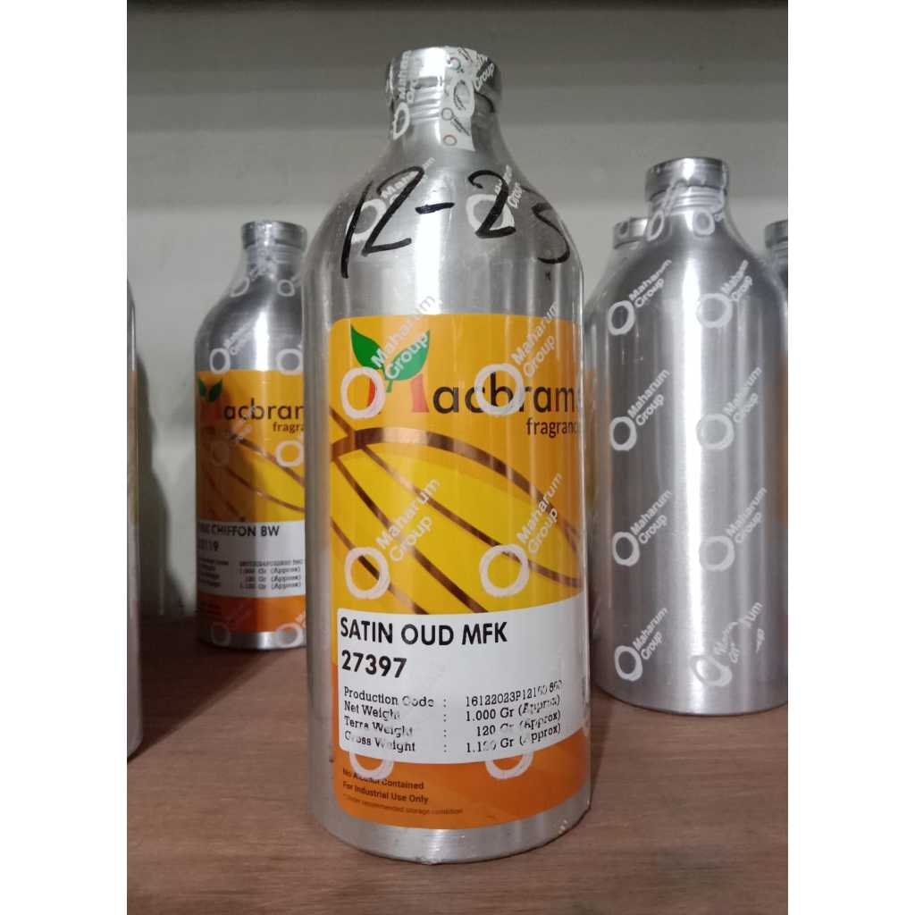 SATIN OUD MFK BIBIT PARFUM MURNI SEGEL 1 KG PRODUK MACBRAME ( BACARAT OUD )