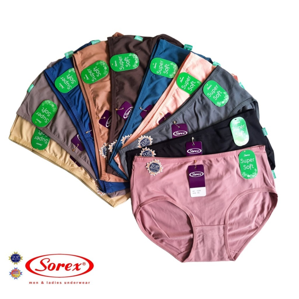 Celana Dalam SOREX 1239 Super Soft Wanita Dewasa | CD Perempuan Remaja Tali Kecil | Nyaman Dan Adem