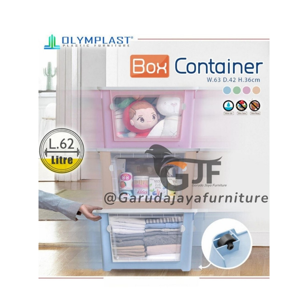 KOTAK BOX PENYIMPANAN SERBAGUNA / CONTAINER BOX / BOX PENYIMPANAN PLASTIK OLYMPLAST OBC